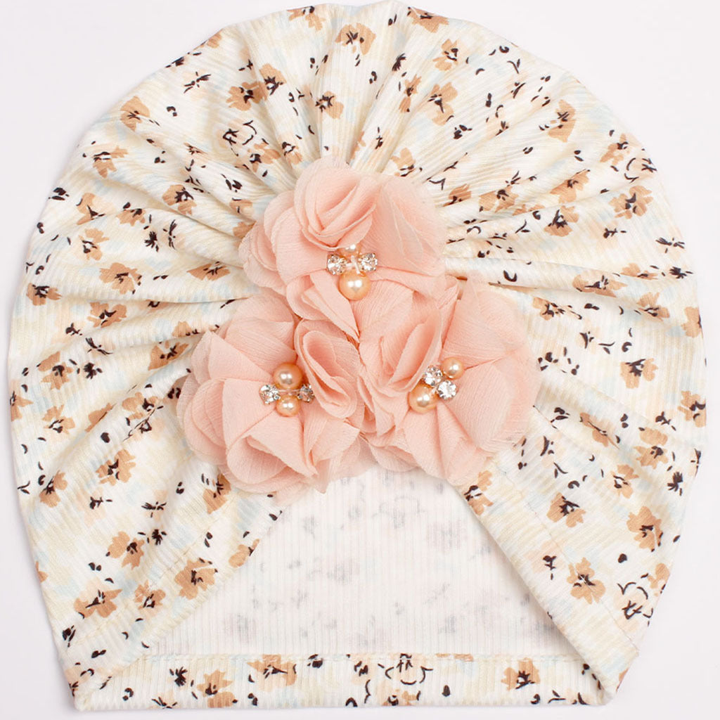 Children's Summer Beanie Thread Small Floral Flower Kids' Headwear