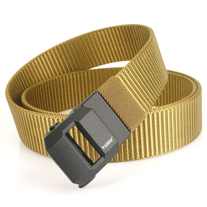 Men's Tactical Mechanical Style Fashionable Casual Canvas Belts