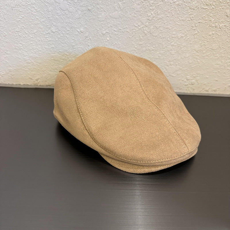 Women's Short Leather Brim Advance Outdoor Travel Small Hats & Caps