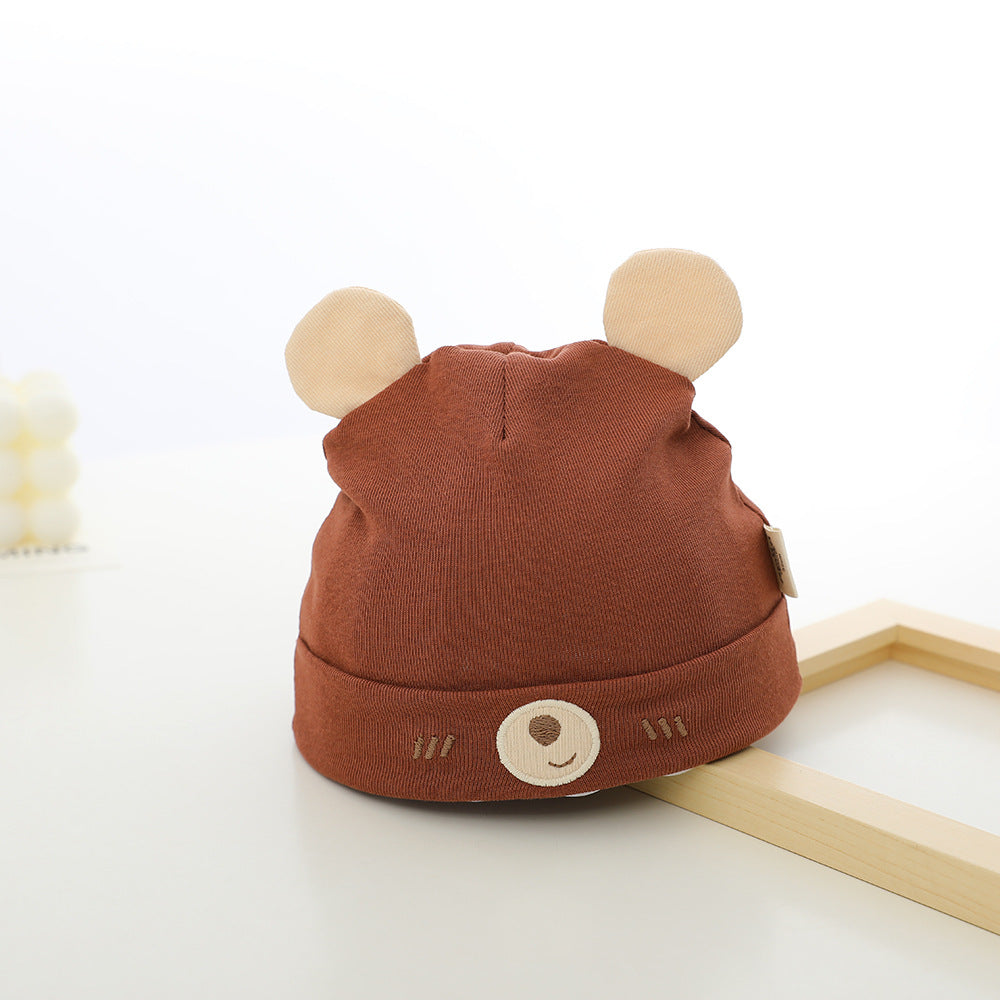 Hat Thin Born Fetal Happy Bear Kids' Headwear