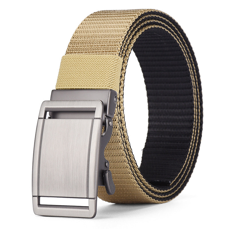 Men's Double-sided Canvas Imitation Nylon Overalls Decorative Belts