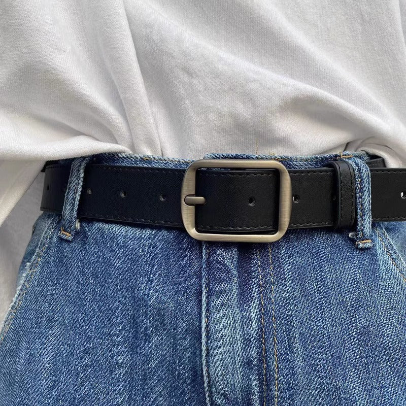 Women's & Men's Pin Buckle Trendy Korean Style Jeans Belts