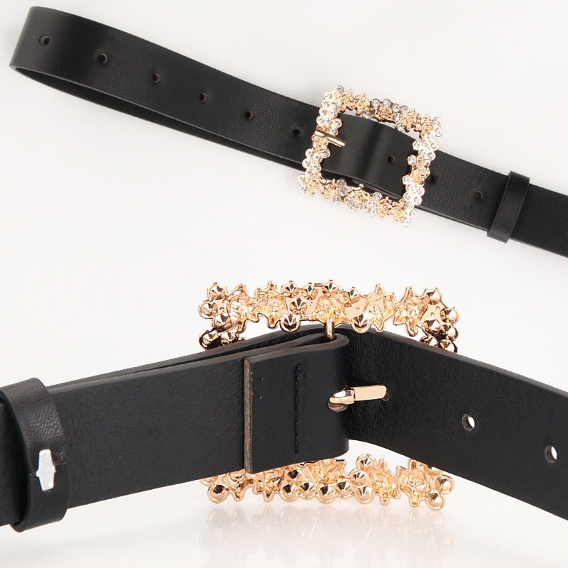 Women's Fashion Classic Alloy Pin Buckle Decorative Belts