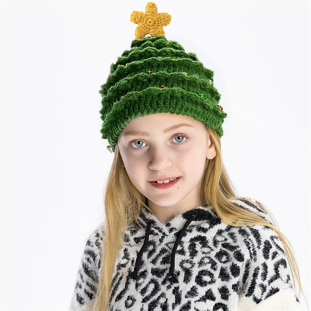 Hat Western Christmas Adult Tree Woolen Kids' Headwear