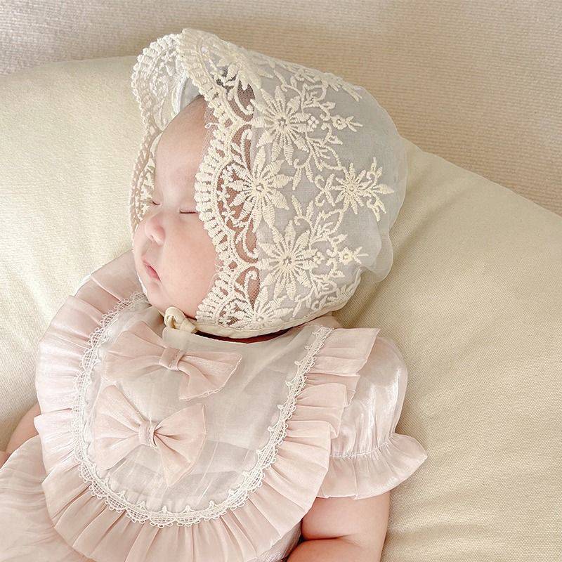 Thin Small Butterfly Lace Royal Hat Knit Cute Kids' Headwear