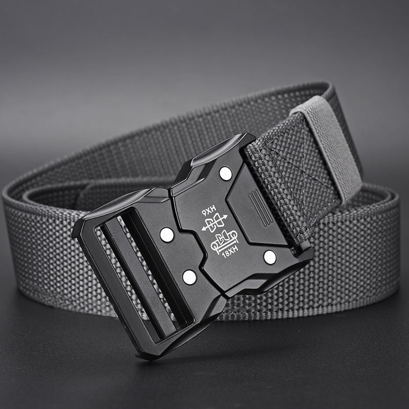 Women's & Men's Training Alloy Canvas Casual Breathable Tactical Pant Belts