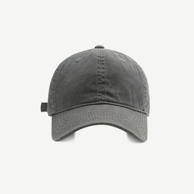 Solid Color Baseball Female Casual Soft Top Hats & Caps