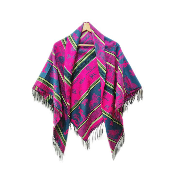 Women's Style Large Kerchief Shawl Warm Travel Scarfs