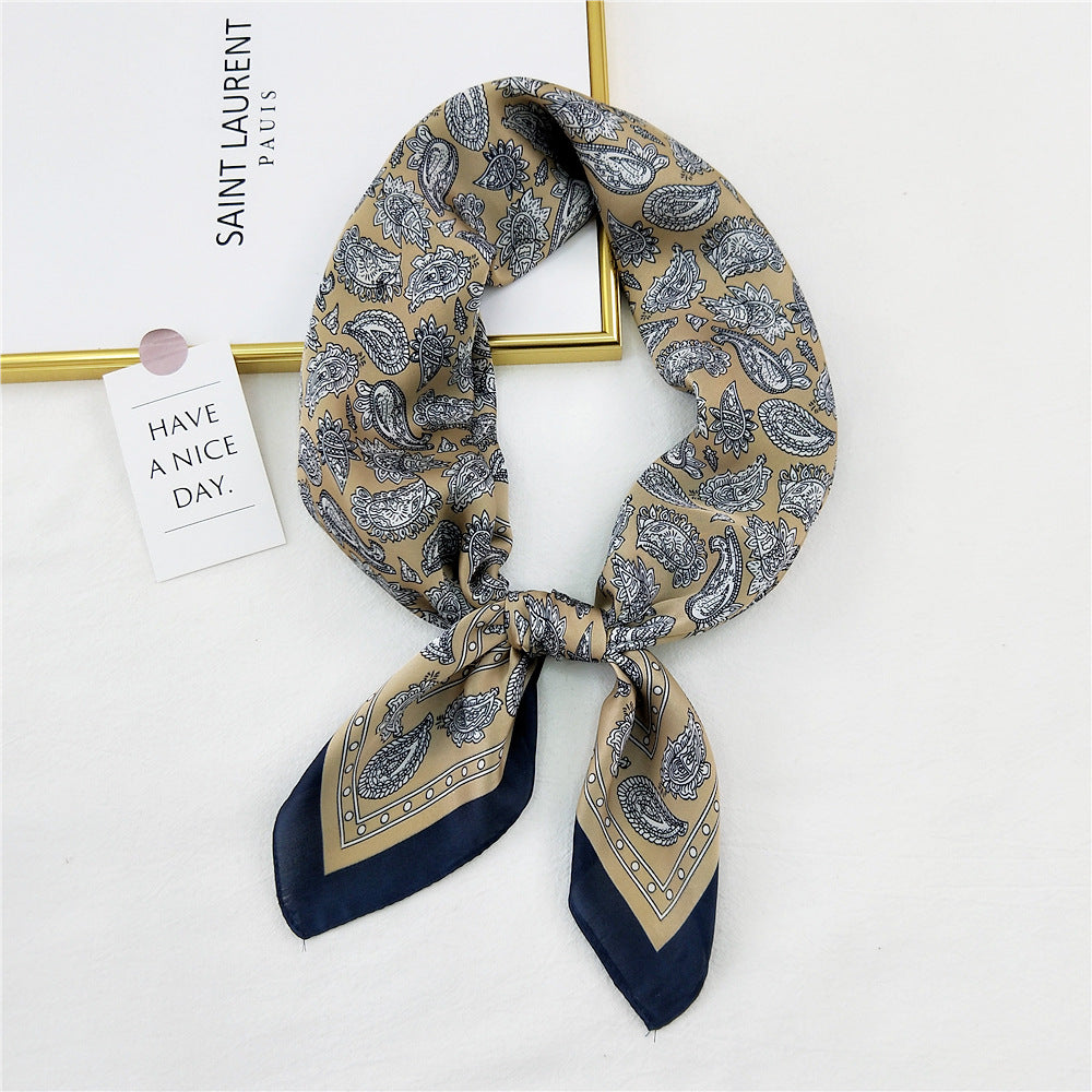 Women's Towel Silk Western Style Fashion Business Scarfs