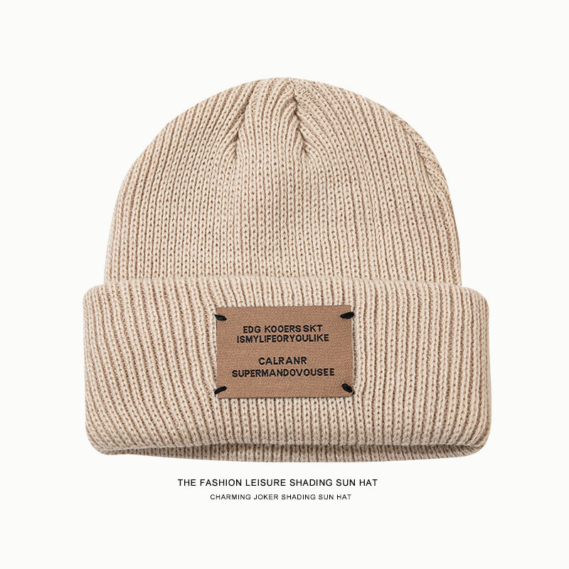 Knitted Woolen Small Warm Korean Fashion Beanie Hats & Caps