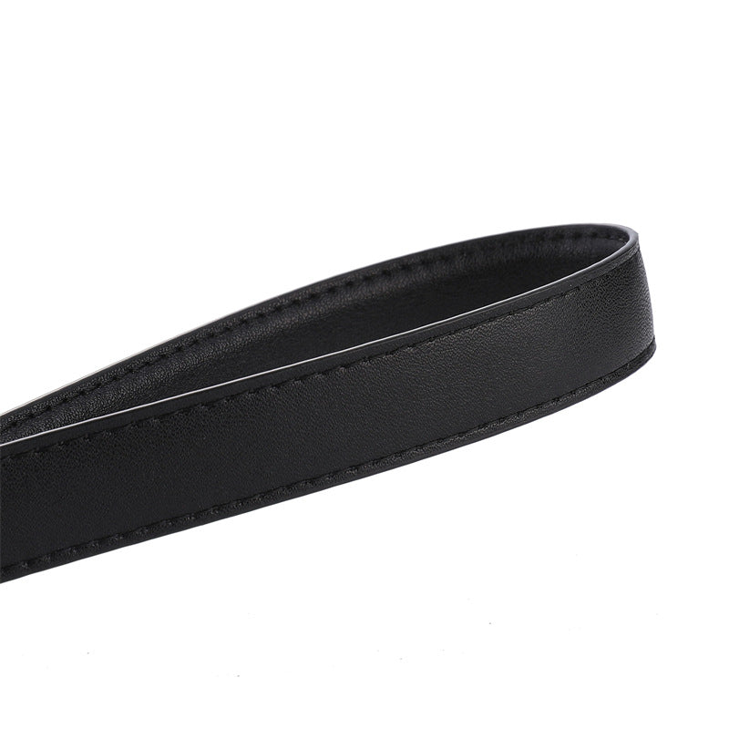 Women's Pure Cowhide Korean Style Simple Versatile Casual Belts