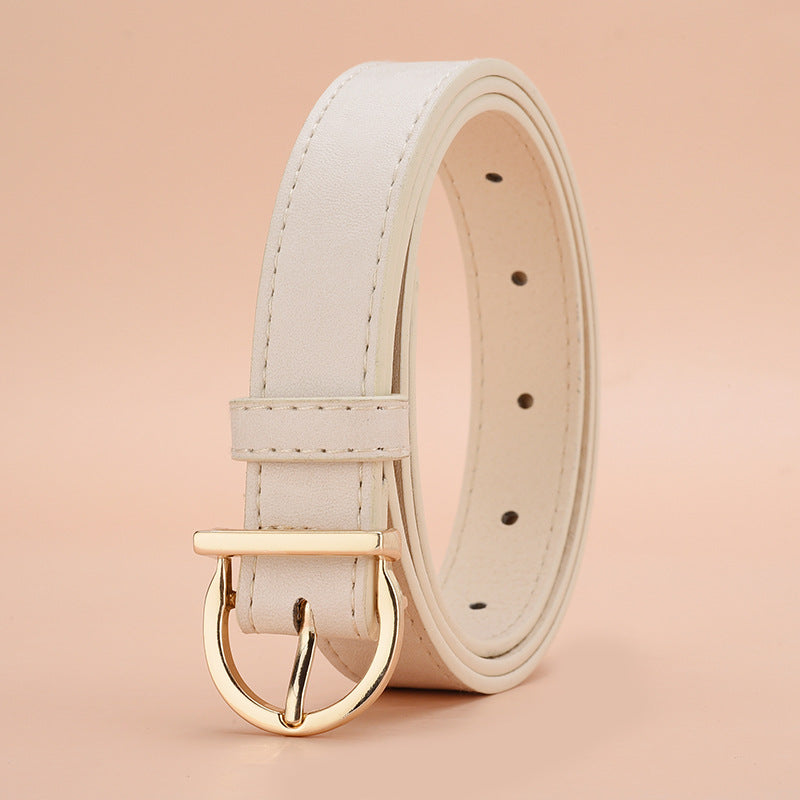 Women's Pin Buckle Personalized Simple Decorative Suit Belts