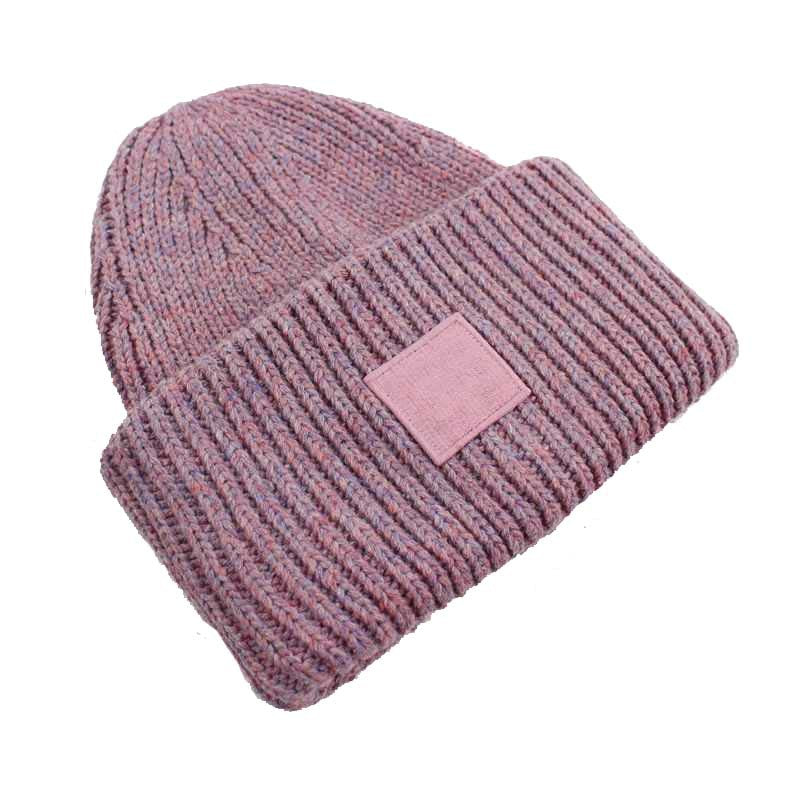 Square Smiling Face Hat Female Thickened Male Warm Hats & Caps