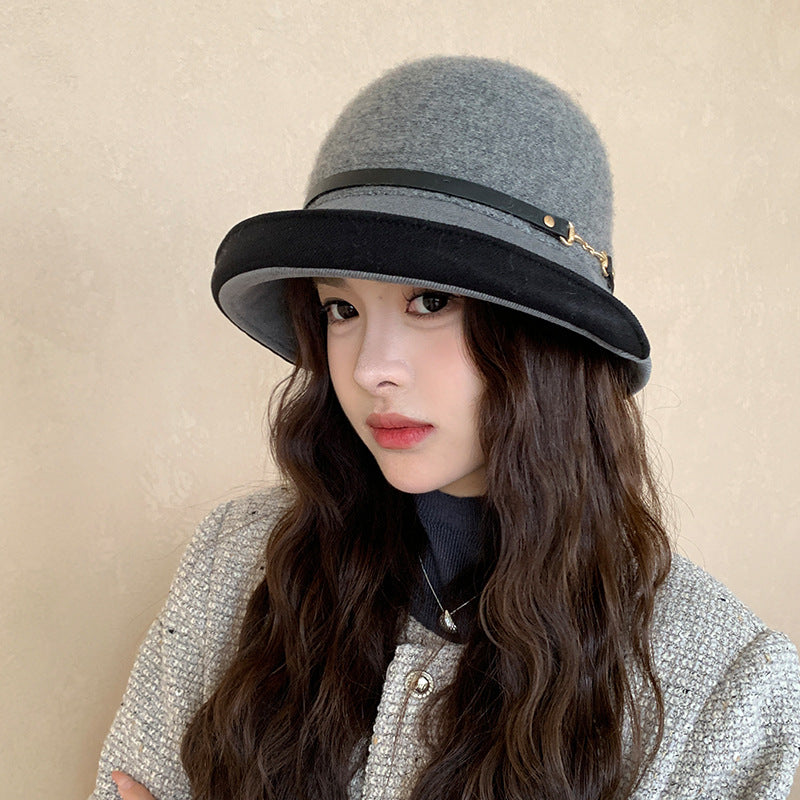 Women's Style Fashion Fisherman Hat Temperament Wild Warm Hats & Caps