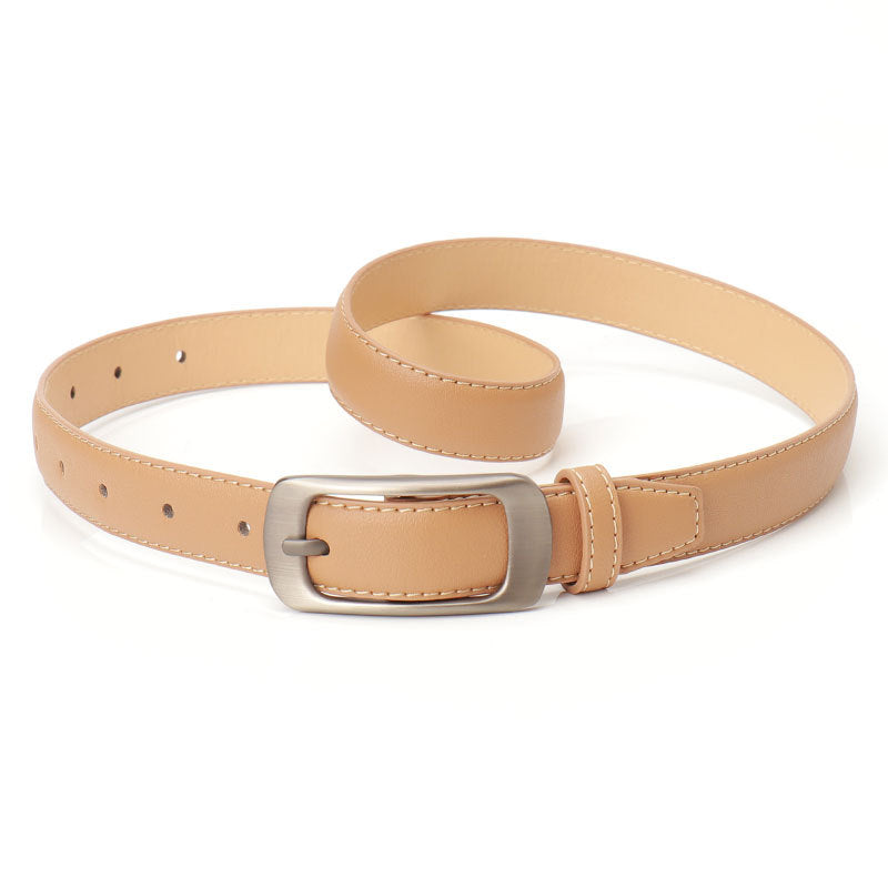 Women's & Men's Trendy Casual Style Leather Korean Simple Belts