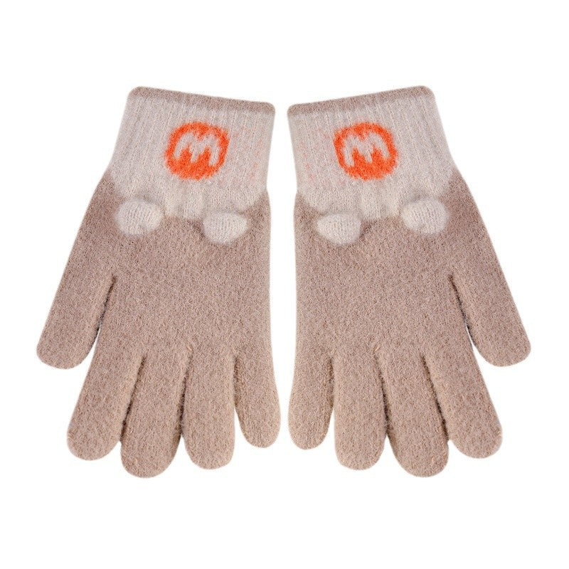 Women's Winter Thickened Warm Touch Screen Riding Gloves