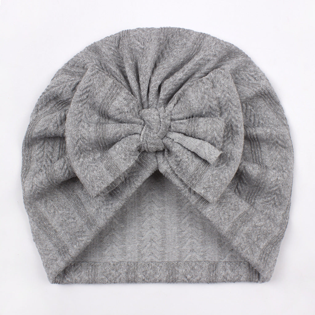 Hat Cute Boy Bow Wheat Beanie Kids' Headwear