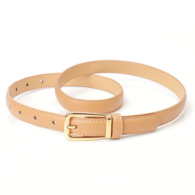 Women's Fashionable Leopard Print Alloy Buckle Fashion Trend Simple Style Belts