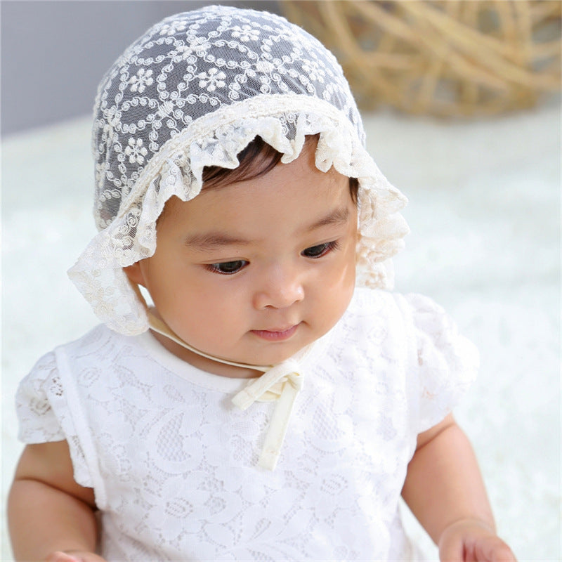 Thin Small Butterfly Lace Royal Hat Knit Cute Kids' Headwear