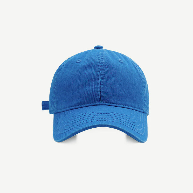 Solid Color Baseball Female Casual Soft Top Hats & Caps