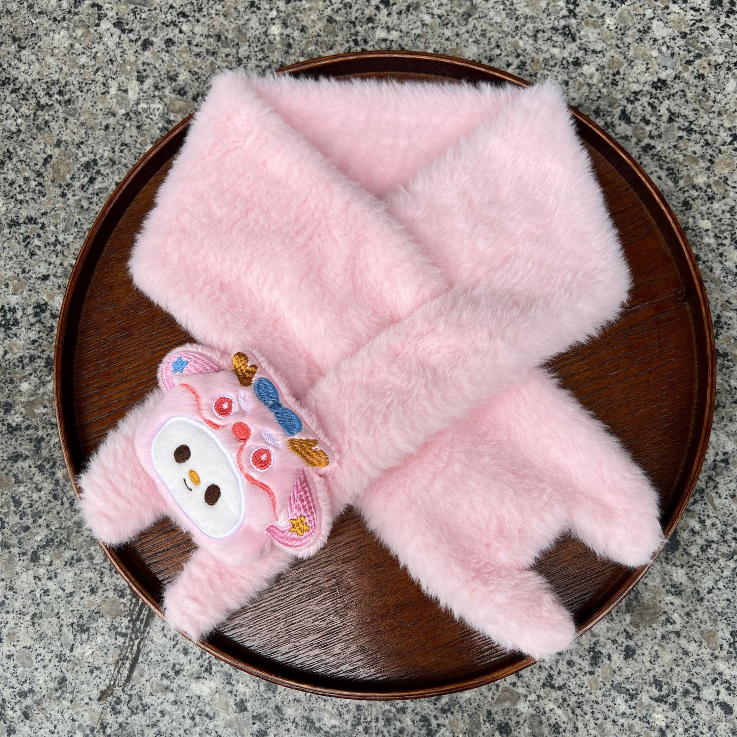 High Quality Plush Winter Imitation Rabbit Scarfs