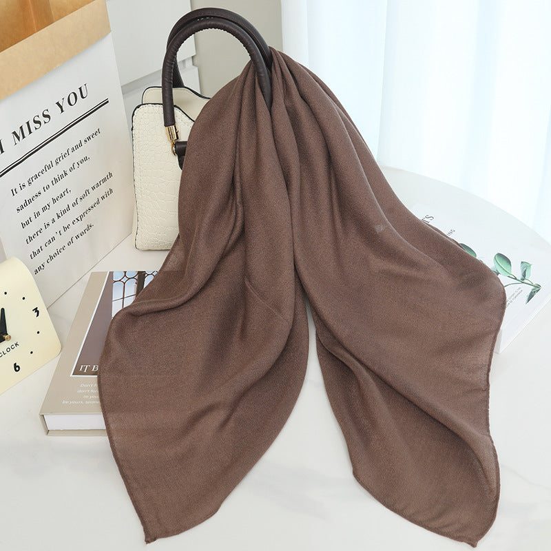 Women's Cotton Linen Square High-grade Artistic Versatile Scarfs