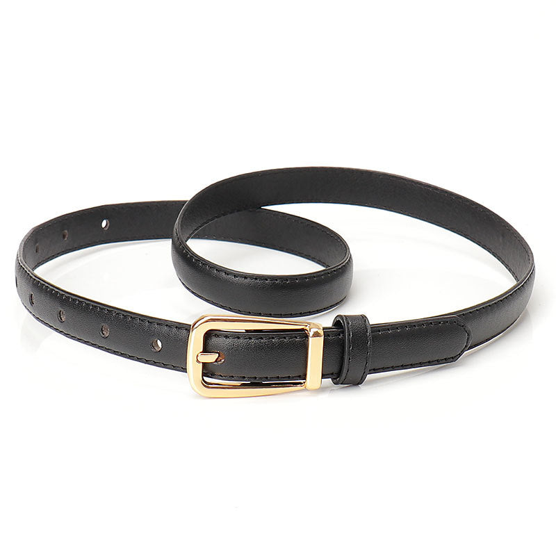 Women's Fashionable Leopard Print Alloy Buckle Fashion Trend Simple Style Belts