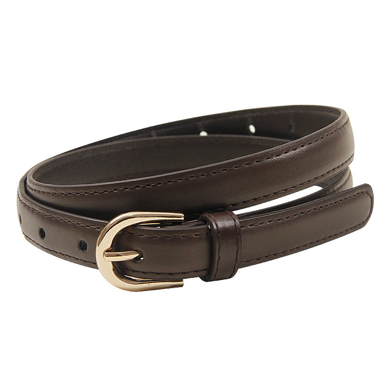 Women's Pin Buckle High-grade Decorative Simple Casual Korean Belts