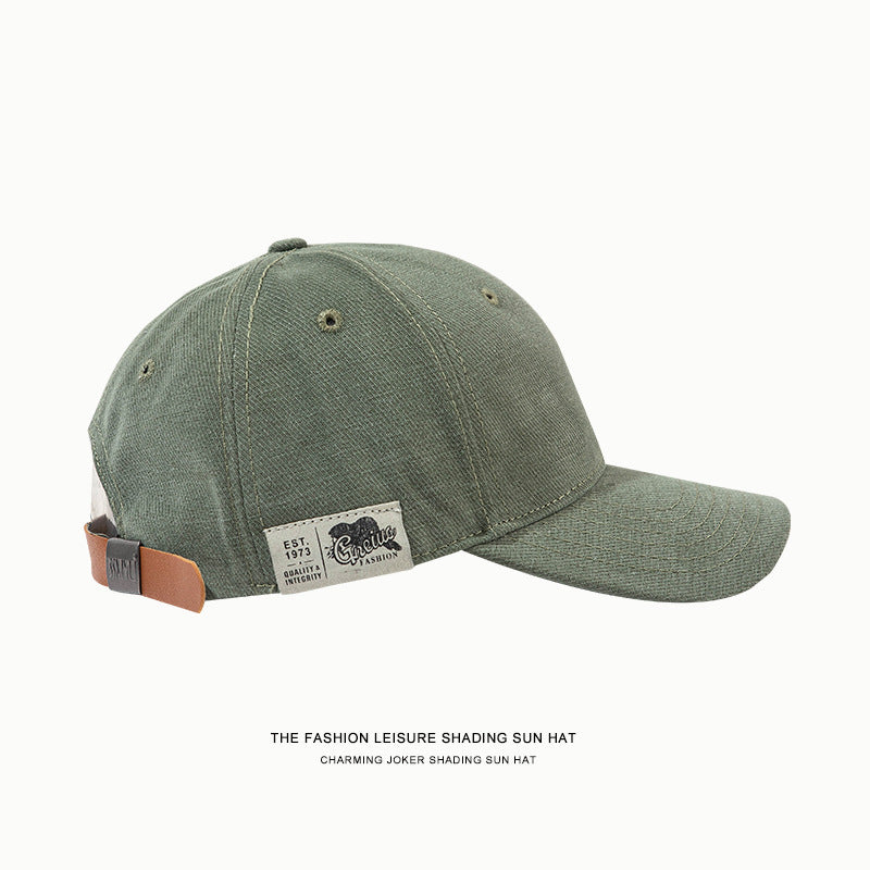 Women's Side Patch Fashion Peaked Make Your Hats & Caps