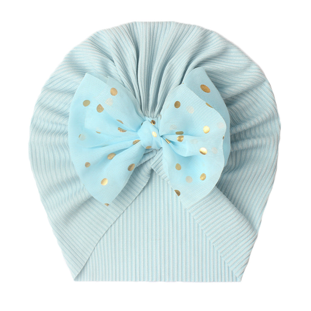 Hat With Thread Bowknot Bag Thin Kids' Headwear