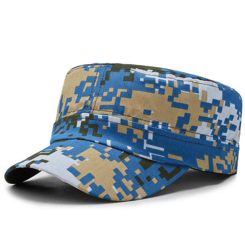 Women's & Men's Breathable Sun Hat Sunshade Military Flat-top Hats & Caps