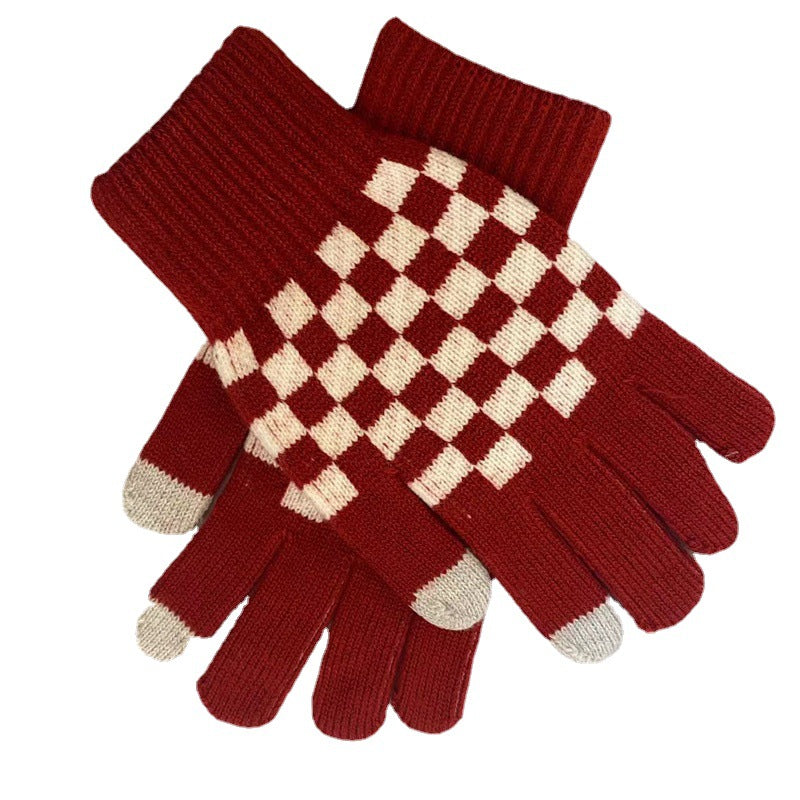 Women's Wool Touch Screen For Winter Warm With Gloves