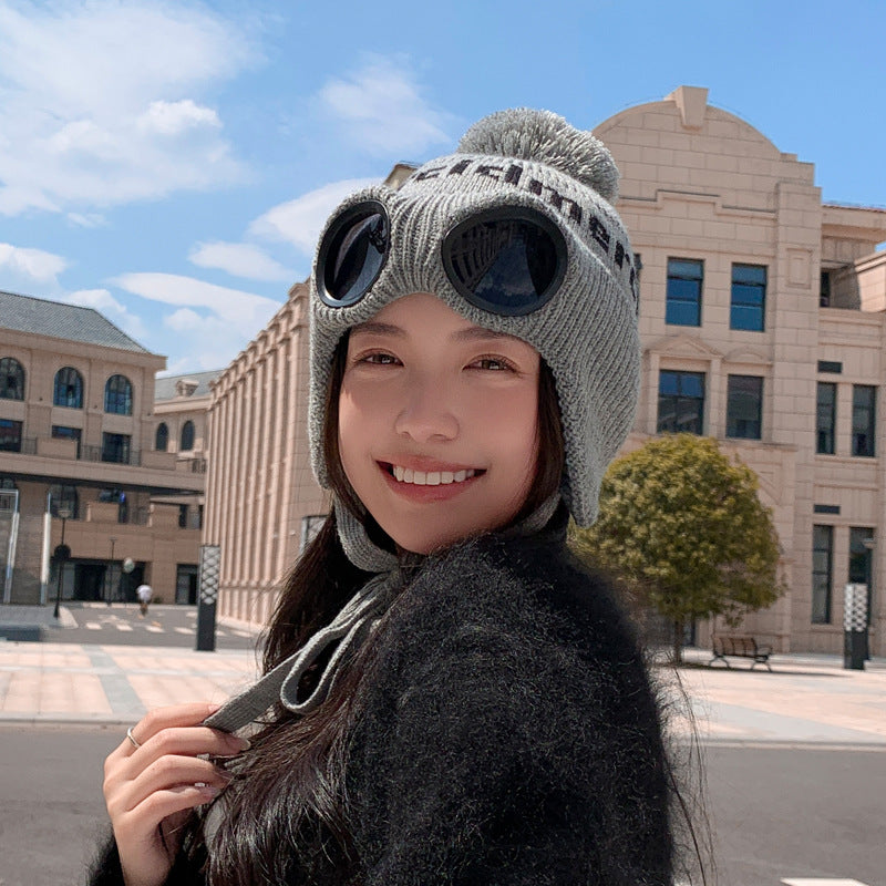 Women's Outdoor Warm Ear Protection Fashion Fur Hats & Caps