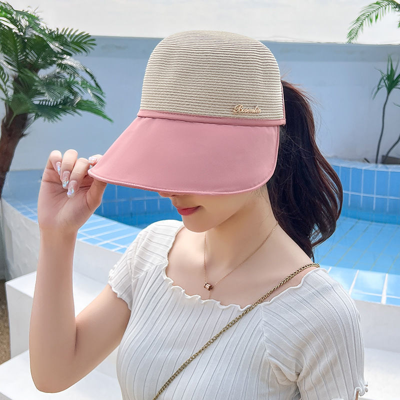 Women's Summer Korean Fashion Hanging Mask Sun Protection Hats & Caps