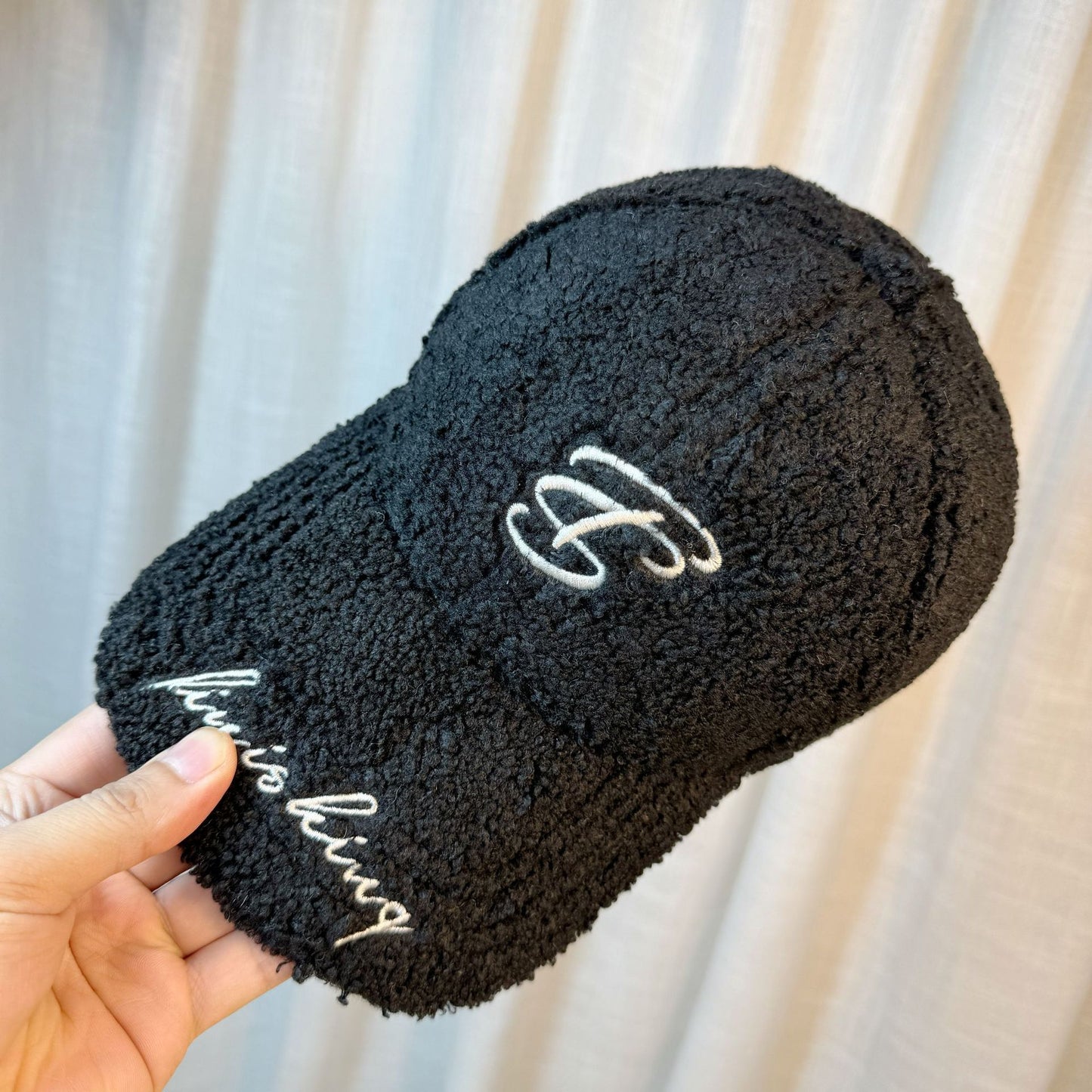 Wool Hat Female Small Plush Baseball Fleece Hats & Caps