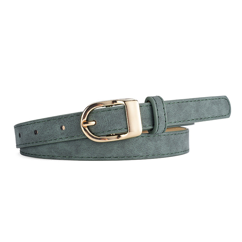 Women's Pin Buckle Matching Jeans Business Suit Belts