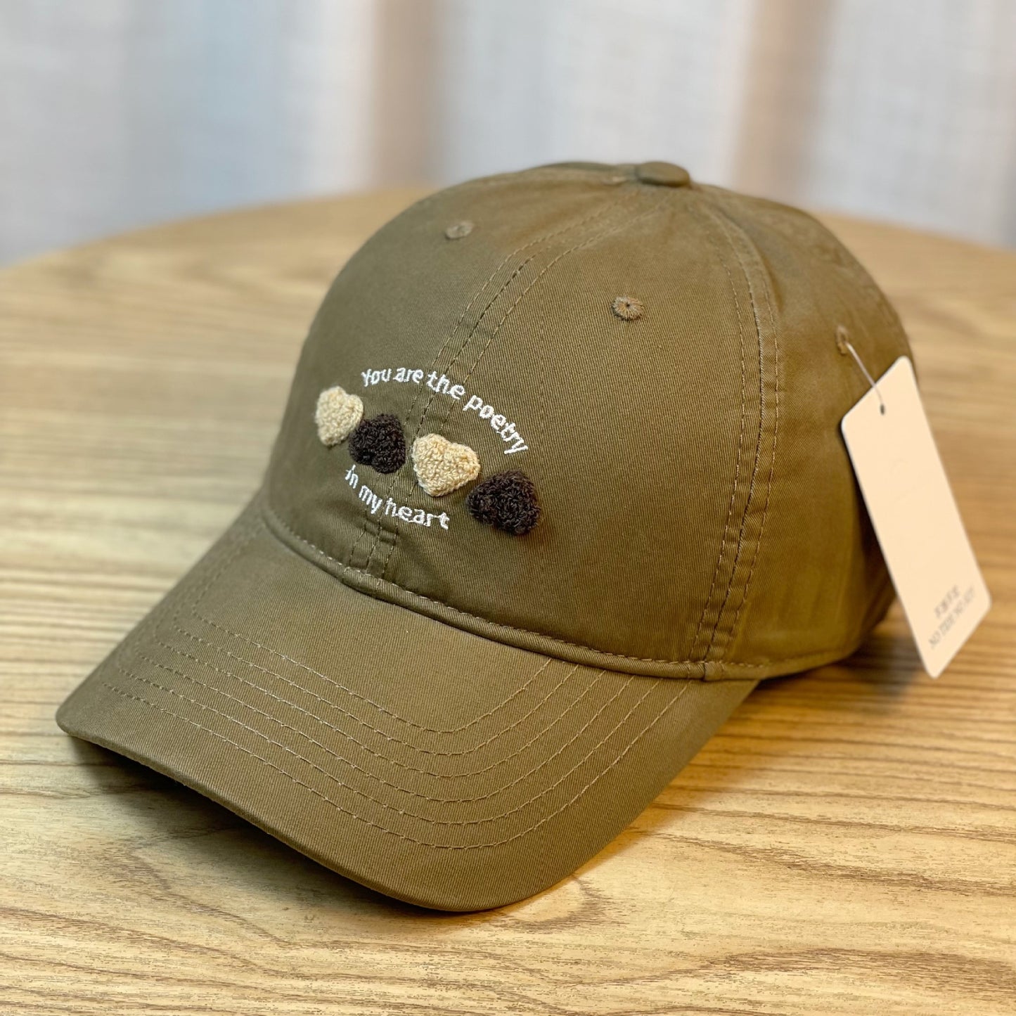 Men's Fresh Love Baseball Hat For Soft Top Versatile Hats & Caps