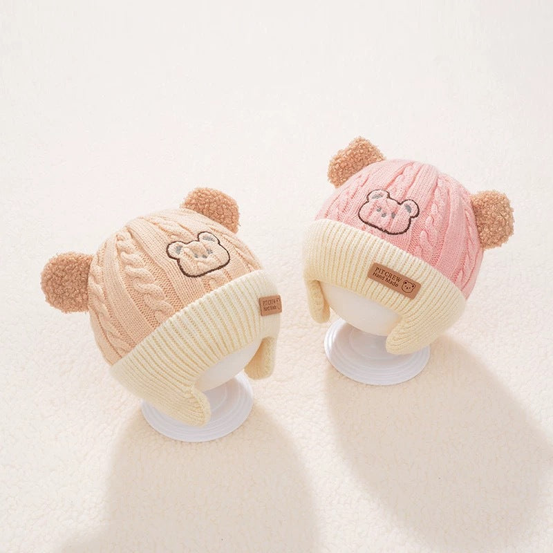 Earmuffs Cute Boy Knitted Infant Warm Kids' Headwear