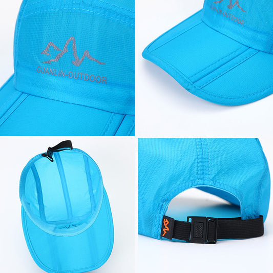 Women's & Men's Summer Thin Peaked Sea Fishing Foldable Hats & Caps