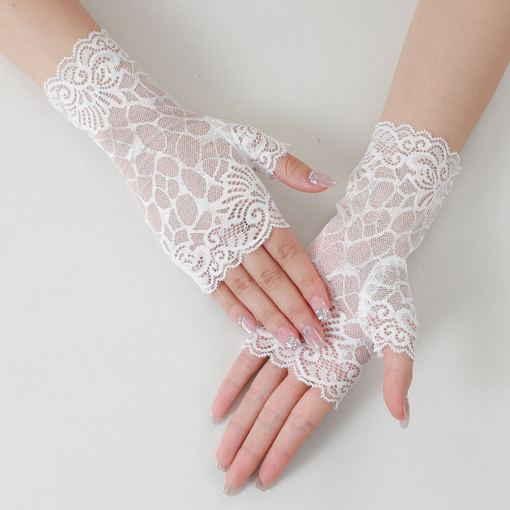 Driving Sun Protection Uv Covering Scar Tattoo Gloves