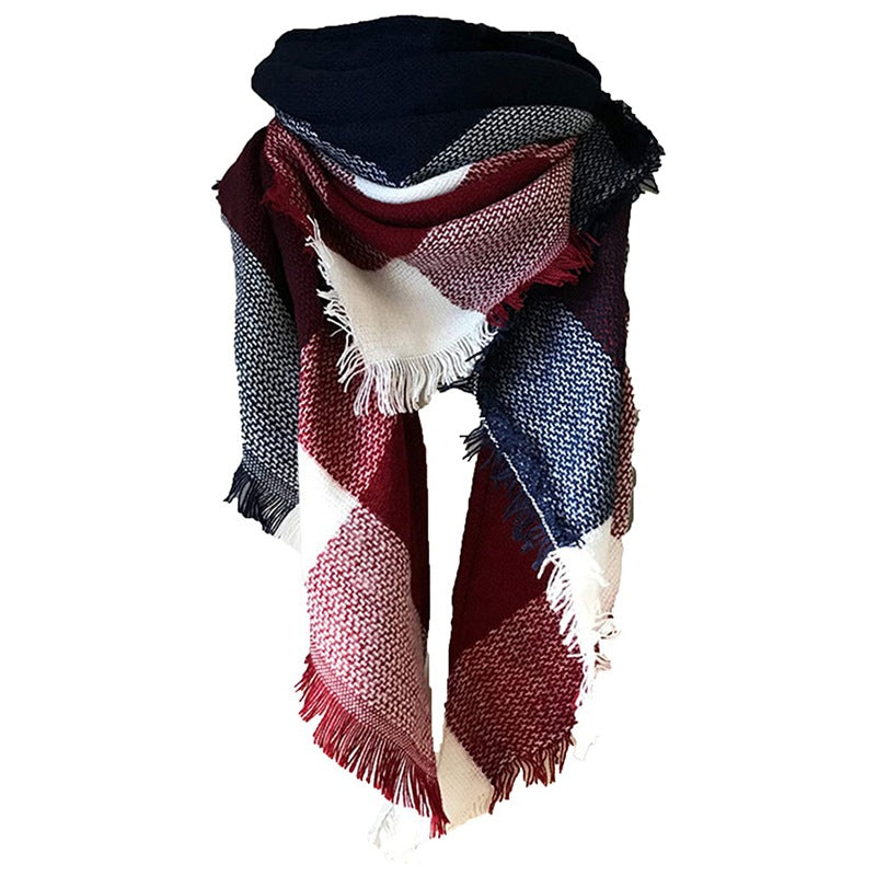 Women's Winter Cashmere Triangular Binder Neck Warmer Scarfs