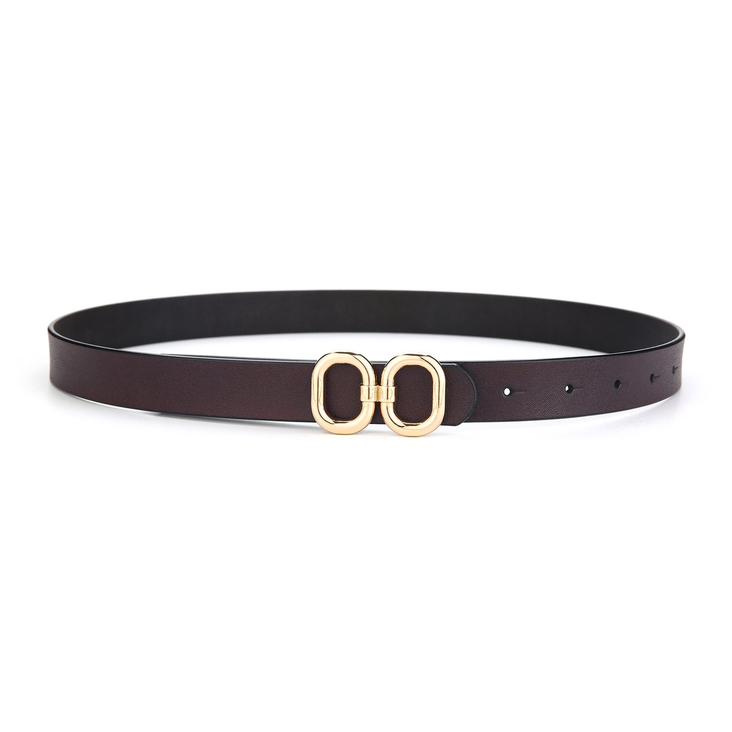 Women's Simple Smooth Buckle Fashion Decorative Band Korean Style Belts