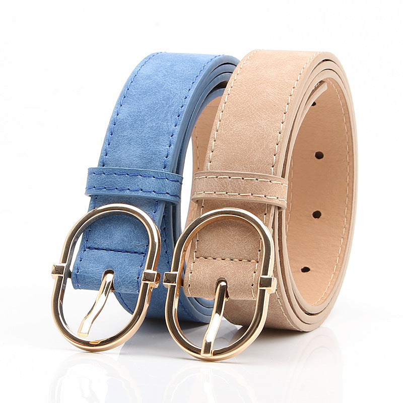 Women's Pin Buckle Soft Comfortable Jeans Clothing Belts