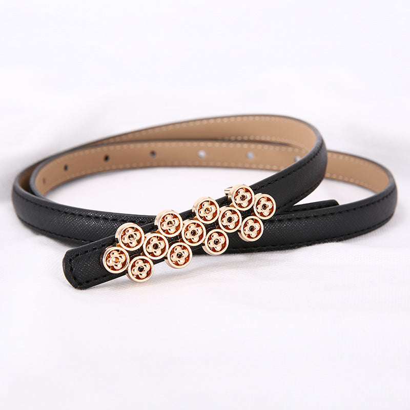 Women's Leather Pure Cowhide Decorative Versatile Fashionable Casual Belts