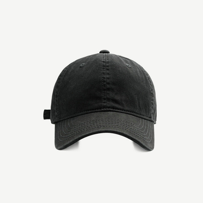 Solid Color Baseball Female Casual Soft Top Hats & Caps