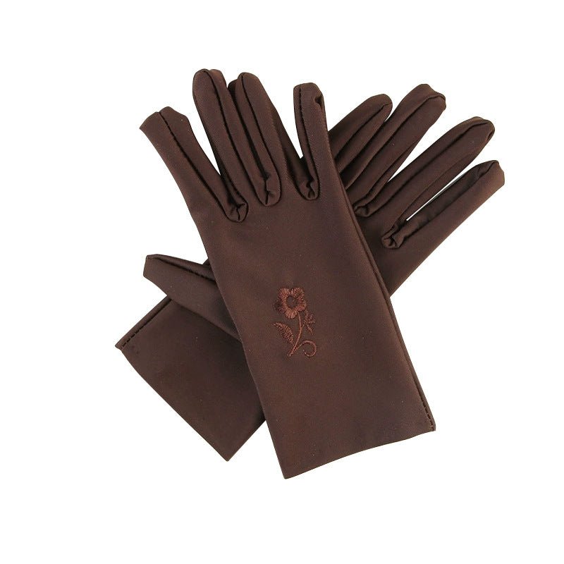 Women's High Elastic Sunscreen Spandex For Short Gloves