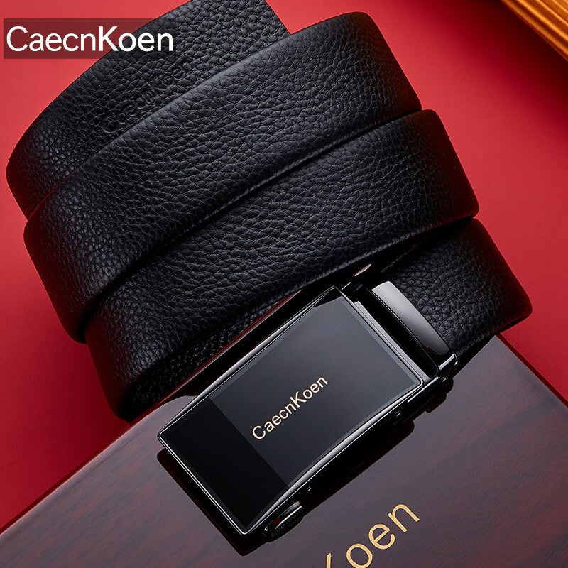 Men's Leather Comfort Click First Layer Cowhide Belts