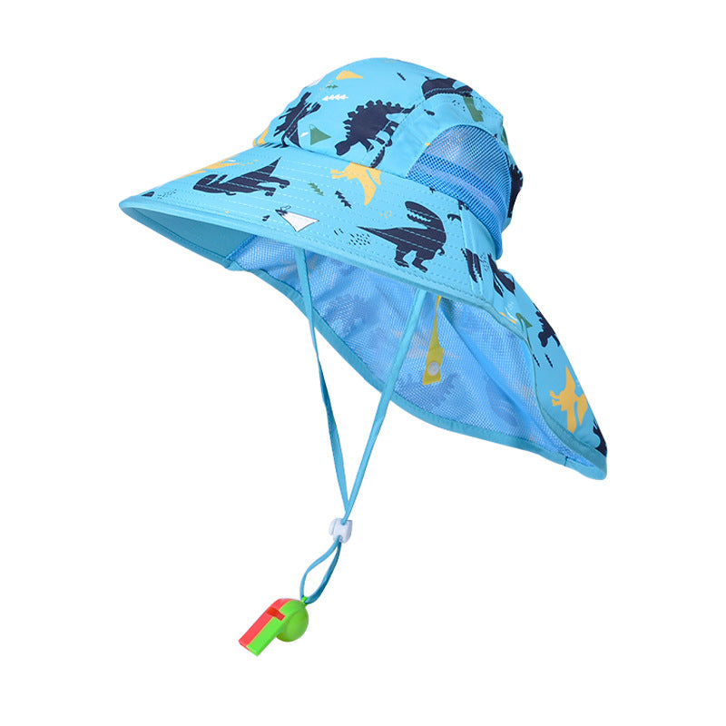 Children's Summer Cartoon Male Female Outdoor Protection Kids' Headwear