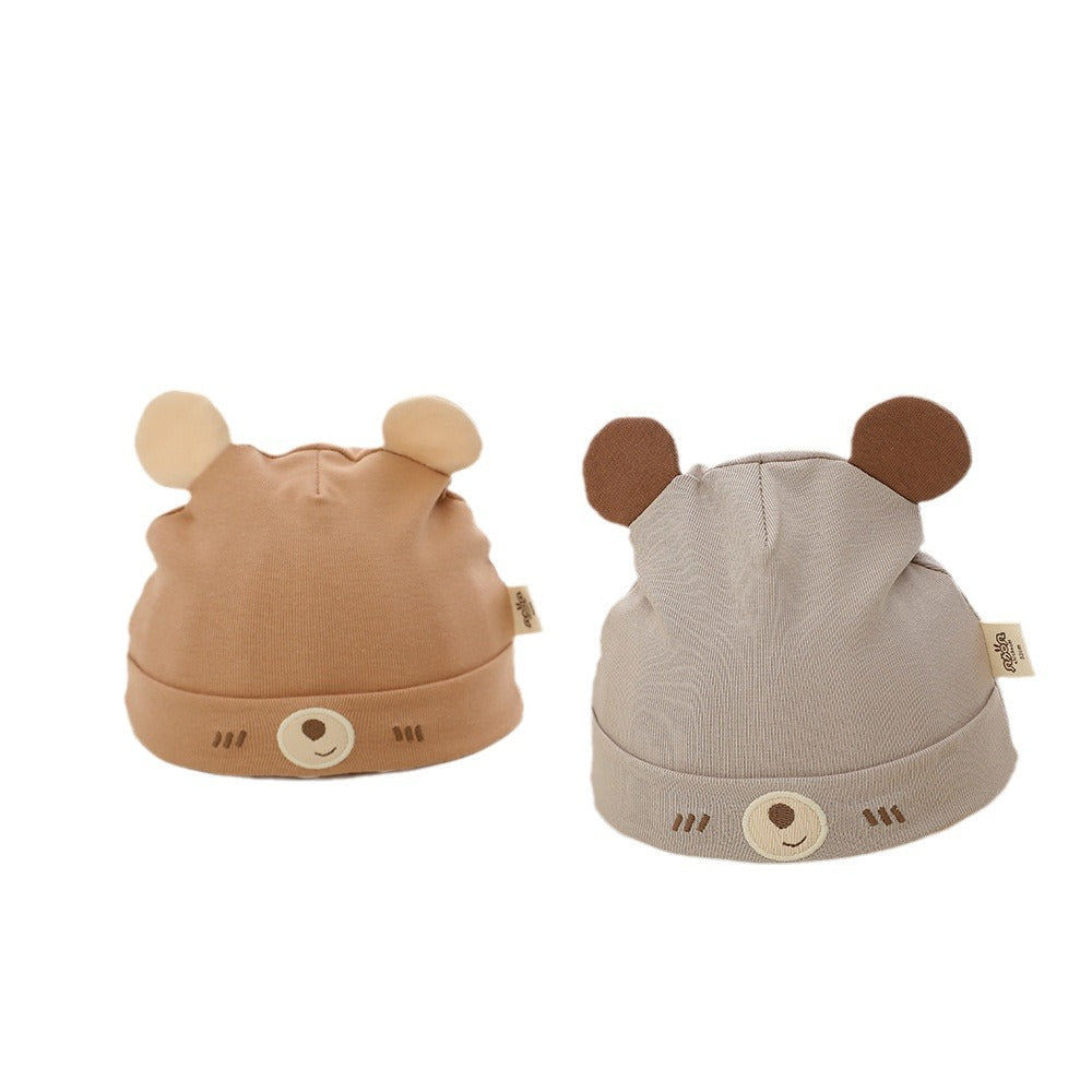 Hat Thin Born Fetal Happy Bear Kids' Headwear