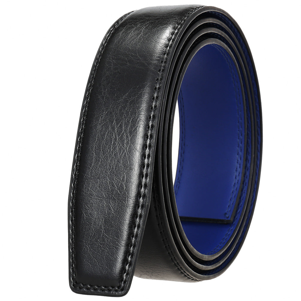 Men's Buckle With Strips Without Taking The Belts